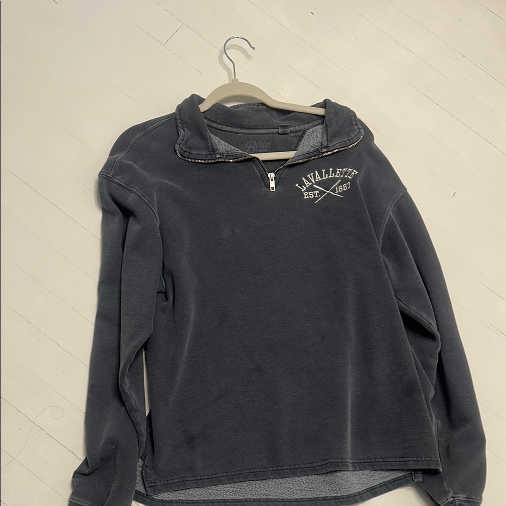 Valette Women's Gray Quarter-Zip Sweatshirt